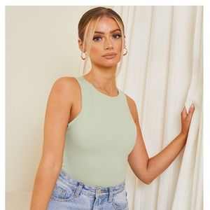 Pretty Little Thing Razorback Thong Bodysuit (x2)